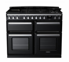 Load image into Gallery viewer, Falcon ESTEL DELUXE 110CM DUAL FUEL FREESTANDING COOKER CHROME SLOW COOK