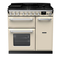 Load image into Gallery viewer, Falcon ESTEL DELUXE 90CM DUAL FUEL FREESTANDING COOKER CHROME