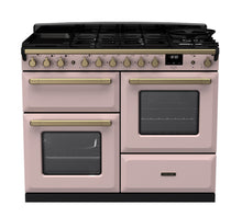 Load image into Gallery viewer, Falcon ESTEL DELUXE 110CM DUAL FUEL FREESTANDING COOKER ANTIQUE BRASS PROVING