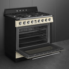 Load image into Gallery viewer, SMEG Victoria Dual Fuel Cooker Gas Hob 90cm Cream