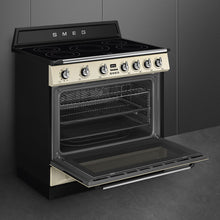 Load image into Gallery viewer, SMEG Victoria Induction Freestanding Cooker 90cm Cream