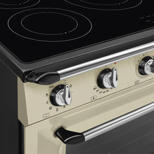 Load image into Gallery viewer, SMEG Victoria Induction Freestanding Cooker 90cm Cream