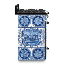 Load image into Gallery viewer, SMEG Dolce & Gabbana Dual Fuel MF Freestanding Cooker 90cm Blu Mediterraneo
