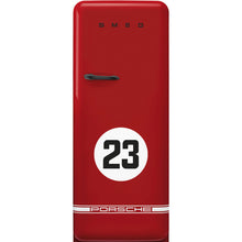 Load image into Gallery viewer, SMEG x Porsche FAB28 50's Style Retro Refrigerator Right Hand Hinge 270L Red