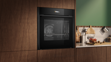 Load image into Gallery viewer, NEFF N 70, Built-in oven, 60 x 60 cm, Alu brushed black anodized
