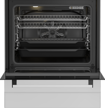 Load image into Gallery viewer, Beko 60cm, White, Free Standing Cooker with 4-zone Cast Hot-plate cooktop