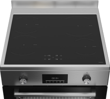 Load image into Gallery viewer, Beko 60cm, S/S Free Standing Cooker with 4-zone Induction cooktop