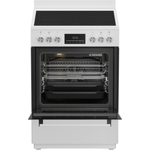 Load image into Gallery viewer, Beko 60cm, White, Free Standing Cooker with 4-zone Ceramic cooktop