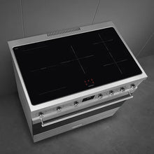 Load image into Gallery viewer, Smeg 90cm Stainless Steel Freestanding Oven With Induction Cooktop