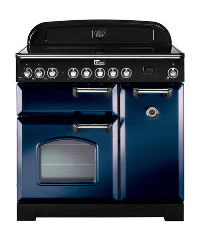 FALCON CLASSIC DELUXE 90CM INDUCTION REGAL BLUE CHROME