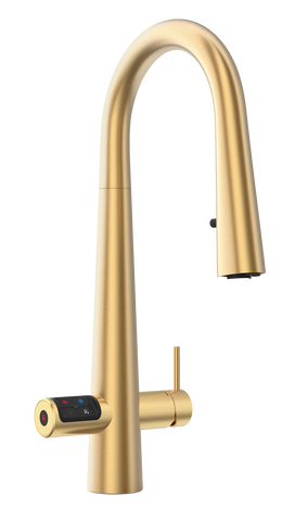 Zenith HydroTap G5 BCSHA Celsius Plus All-In-One Pull-Out Brushed Gold