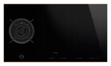 Load image into Gallery viewer, SMEG Dolce Stil Novo Hybrid Cooktop 90cm (1 Wok Gas Burner + 4 Zone Induction)