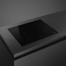 Load image into Gallery viewer, SMEG Classic 4 Zone Induction 60cm Cooktop Black