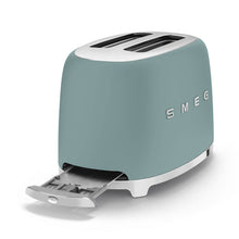 Load image into Gallery viewer, SMEG 50's Style 2 Slice Toaster Emerald Green