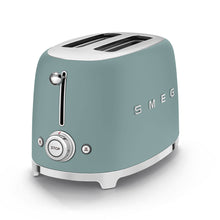 Load image into Gallery viewer, SMEG 50's Style 2 Slice Toaster Emerald Green