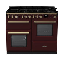 Load image into Gallery viewer, Falcon ESTEL DELUXE 110CM DUAL FUEL FREESTANDING COOKER ANTIQUE BRASS PROVING