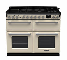 Load image into Gallery viewer, Falcon ESTEL DELUXE 110CM DUAL FUEL FREESTANDING COOKER CHROME SLOW COOK