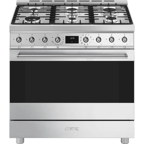 Smeg Classic 90cm Freestanding Cooker with Gas Cooktop