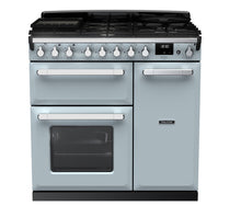 Load image into Gallery viewer, Falcon ESTEL DELUXE 90CM DUAL FUEL FREESTANDING COOKER CHROME