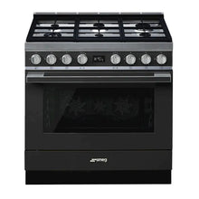 Load image into Gallery viewer, Smeg Portofino 90cm Freestanding Pyrolytic Oven with Gas Cooktop