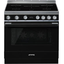 Load image into Gallery viewer, Smeg Portofino 90cm Freestanding Pyrolytic Oven with Induction Cooktop