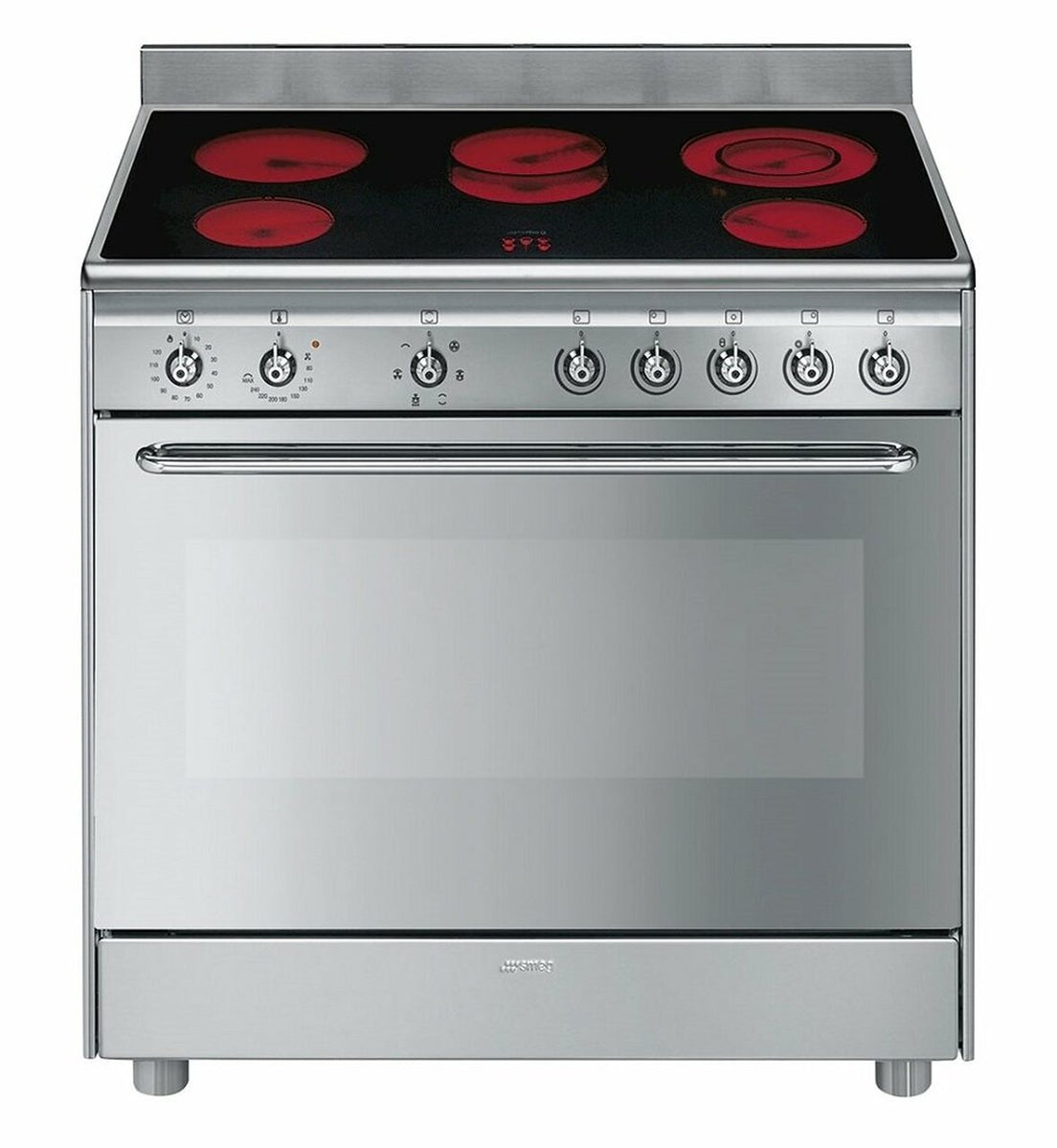 Smeg electric deals stove top