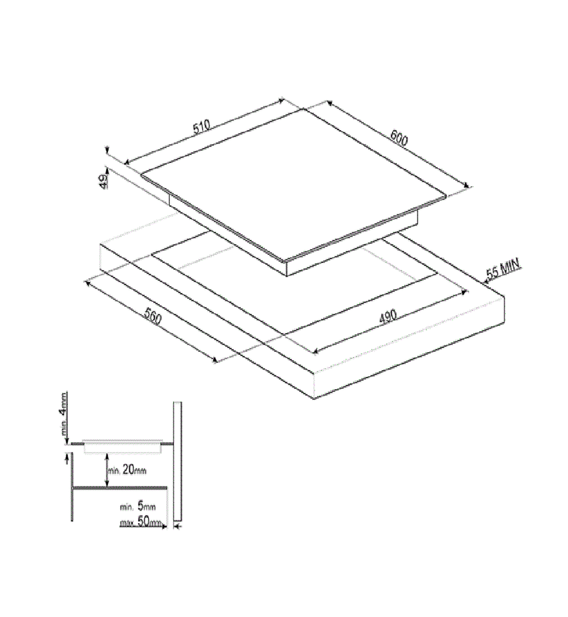 SMEG 60CM SINGLE ZONE INDUCTION COOKTOP Total Kitchens
