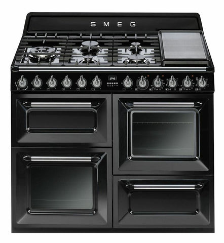 SMEG 110CM VICTORIA FREESTANDING OVEN (BLACK)