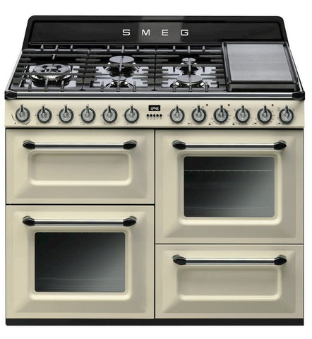 SMEG 110CM VICTORIA FREESTANDING OVEN (CREAM)