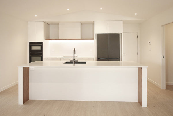 New build with natural timber accents