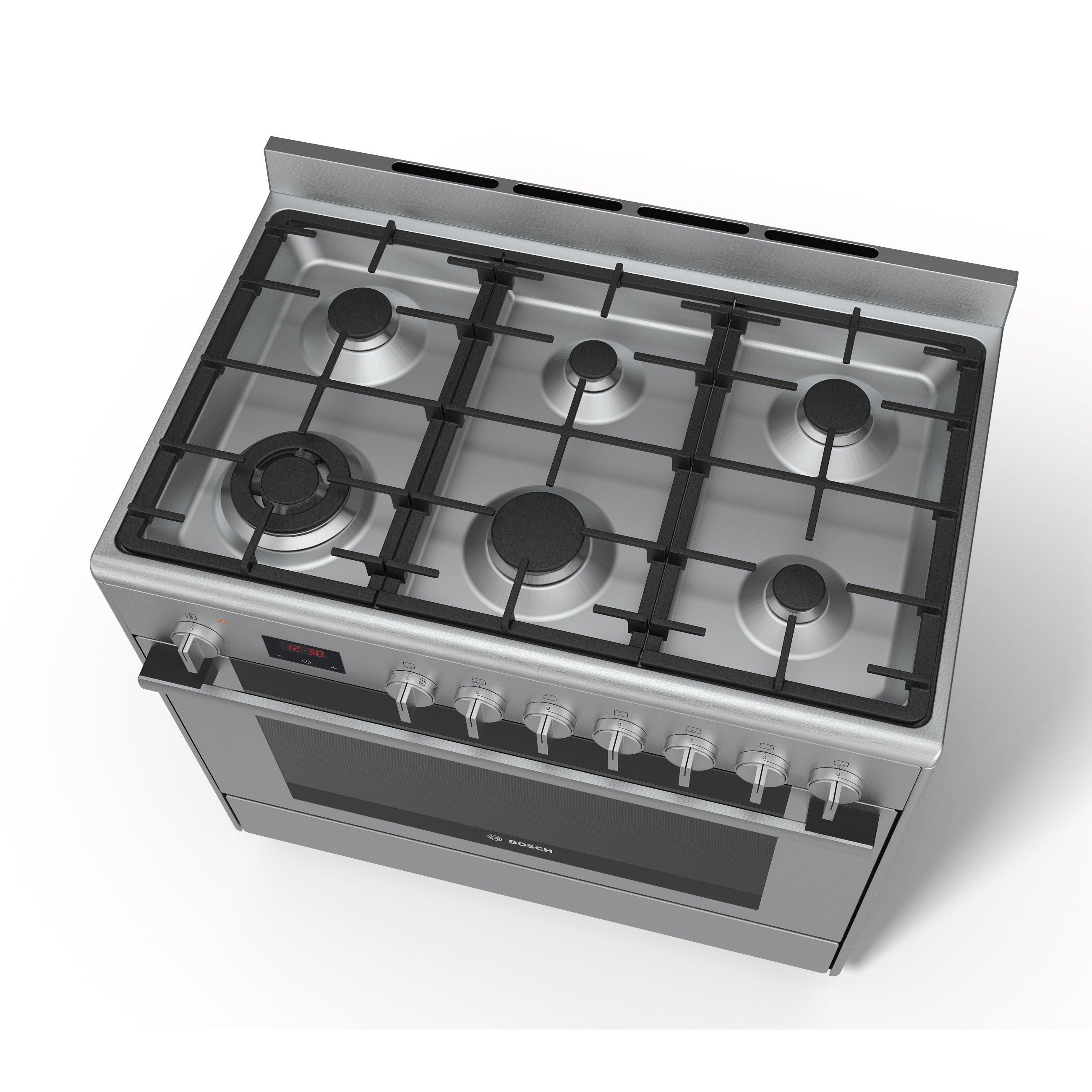 Bosch Series 6 Dual fuel range cooker, Stainless Steel – Total Kitchens