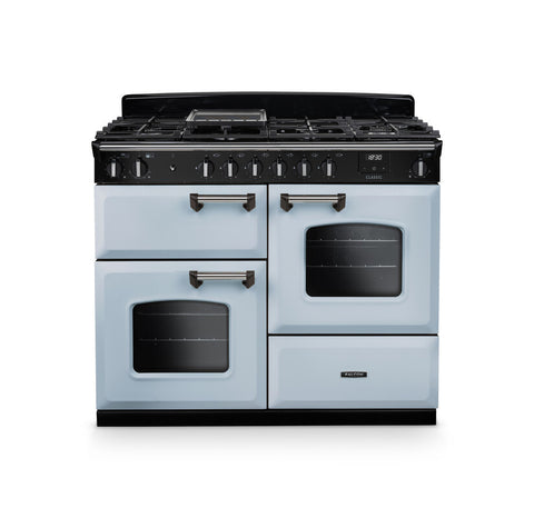 Falcon Classic 110cm Dual Fuel Range Cooker Misty Blue