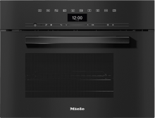Load image into Gallery viewer, Miele DGM 7440 PureLine Obsidian Black Steam Oven with Microwave
