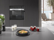 Load image into Gallery viewer, Miele M7244 TC Vitroline CleanSteel Built-In Microwave Oven
