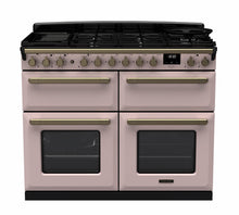 Load image into Gallery viewer, Falcon ESTEL DELUXE 110CM DUAL FUEL FREESTANDING COOKER ANTIQUE BRASS SLOW COOK
