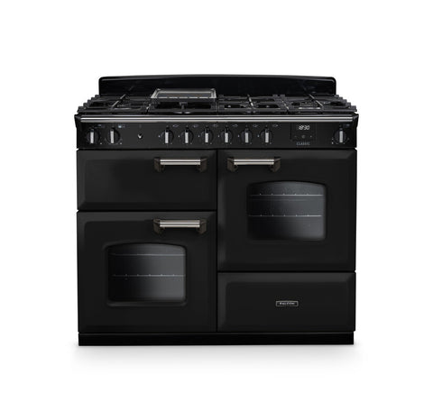 Falcon Classic 110cm Dual Fuel Range Cooker Gloss Black