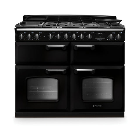 Classic Deluxe 110 Dual Fuel-Slow cook cavity, Chrome