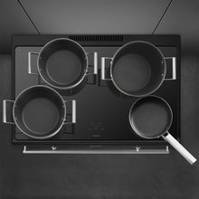 Load image into Gallery viewer, SMEG Classic MF 4 Zone Induction Freestanding Cooker 90cm Gloss Black

