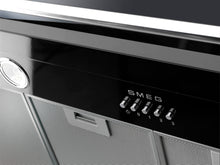 Load image into Gallery viewer, SMEG Victoria Wallmount Canopy Chimney Rangehood 110cm Black
