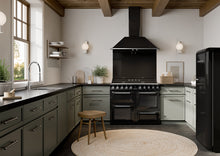 Load image into Gallery viewer, SMEG Victoria Wallmount Canopy Chimney Rangehood 110cm Black
