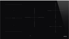 Load image into Gallery viewer, SMEG Classic 5 Zone Induction Cooktop with Touch Control 90cm Straight Edge Black
