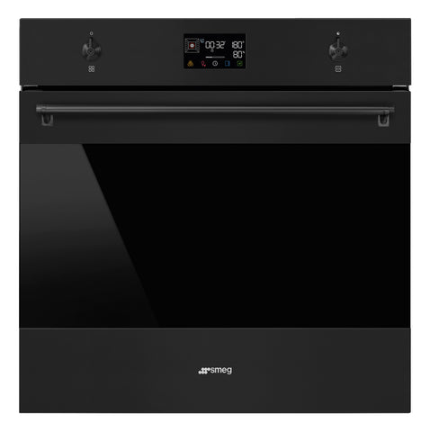 SMEG Classic Galileo Pyro Oven EvoScreen 60cm Black