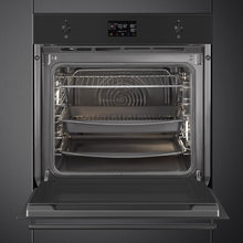 Load image into Gallery viewer, SMEG Classic Galileo Pyro Oven EvoScreen 60cm Black
