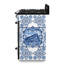 Load image into Gallery viewer, SMEG Dolce &amp; Gabbana Dual Fuel MF Freestanding Cooker 90cm Blu Mediterraneo
