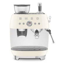 Load image into Gallery viewer, SMEG 50's Style Espresso Machine w/ Grinder Cream
