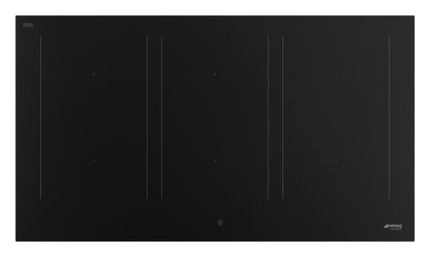 SMEG Classic Induction Cooktop with Autovent 2.0 90cm Matte Black