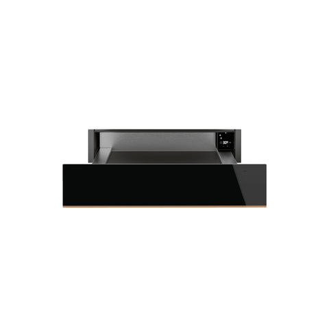 SMEG Dolce Stil Novo Warming Drawer with Touch Controls 15cm Copper Trim