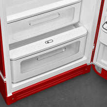 Load image into Gallery viewer, SMEG x Porsche FAB28 50's Style Retro Refrigerator Right Hand Hinge 270L Red
