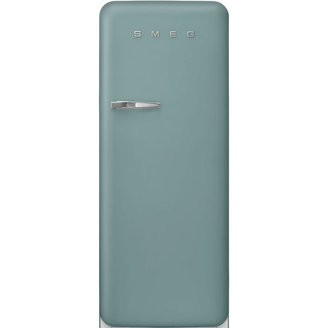 SMEG FAB28 50's Style Special Colours Retro Refrigerator 270L Right Hand Hinge Emerald Green