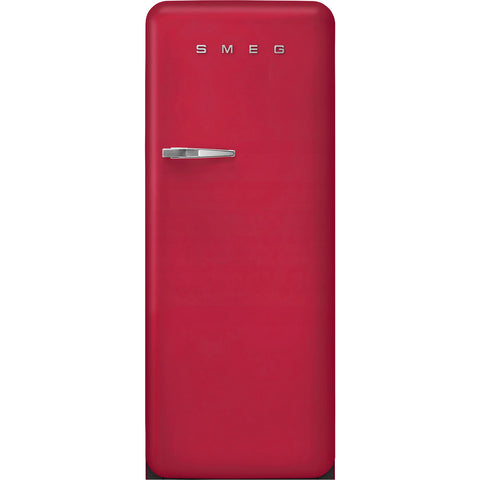 SMEG FAB28 50's Style Special Colours Retro Refrigerator 270L Right Hand Hinge Ruby Red
